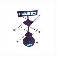 Four Hook Revolving Display Stand - Color: Black