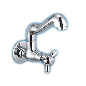 Twister - Brass, 150mm Spout, Chrome Finish | Swivel Spout, Water Efficient, Wall Mounted