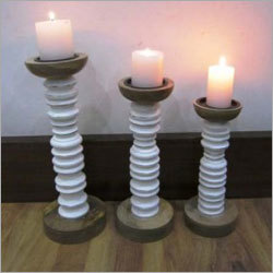 Wooden Candle Stand