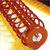 Return Rollers With Helical Steel Cage