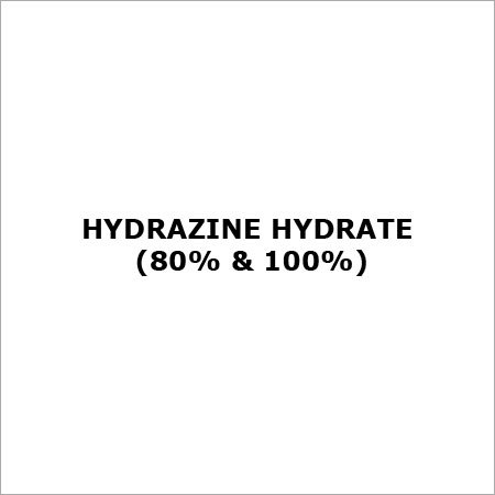 Hydrazine Hydrate (80% & 100%)