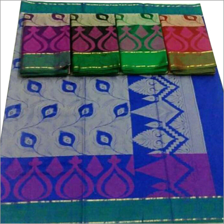 South Ladies Cotton Printed Sarees
