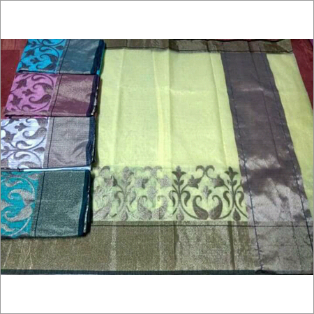 Woven Cotton Printed Designer Silk Sarees
