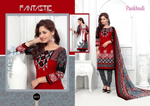 COTTON PRINTED DRESS MATERIALS