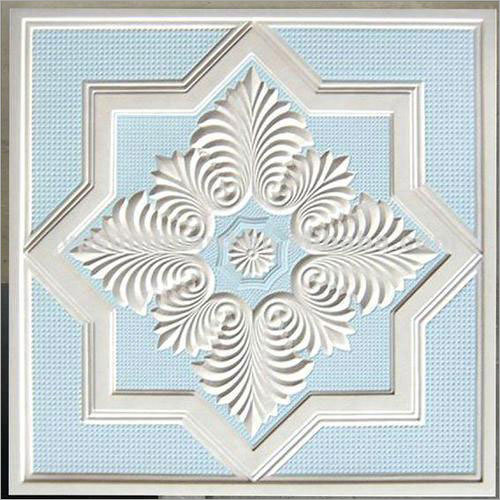 PVC Laminated Gypsum Ceiling Tile - Amazone Vinyl-Faced Gypsum 595x595 mm 8.0 mm Thickness | Non-Flammable B1 Durable Wear-Resistant Design