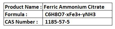 Ferric Ammonium Citrate