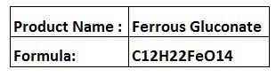 Ferrous Gluconate