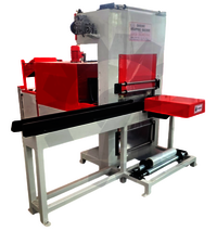 Automatic Sleeve Wrapper With Collator - Mild Steel, 4500 X 1800 X 1800 Mm, 10-15 Packs/min Capacity, Plc Control, Pneumatically Operated Sealing Arm, Variable Shrink Speed