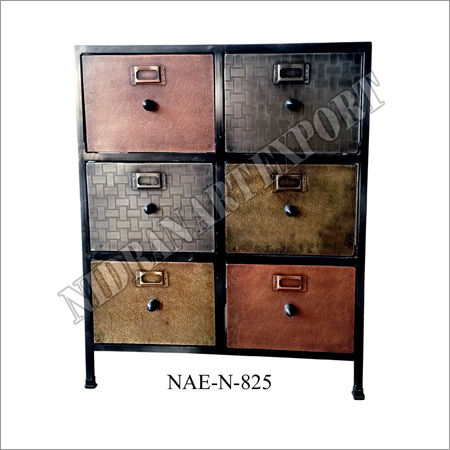 Iron 6 Drawer Chest