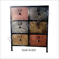 Iron 6 Drawer Chest