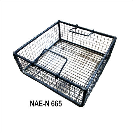 Iron vintage Grid box basket