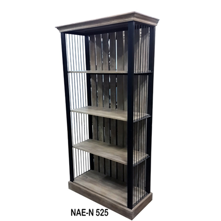 Iron 4 Bookshelf Rack By NIDRAN ART EXPORTS