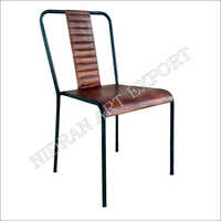 Iron Chair Without Armrest
