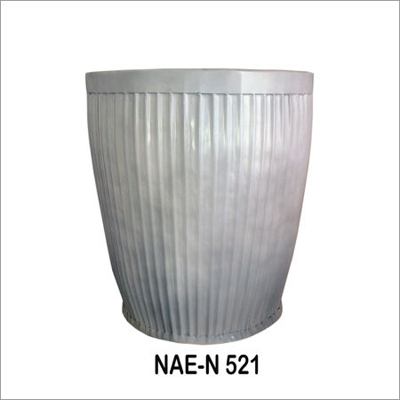 Industrial Iron Pot -White