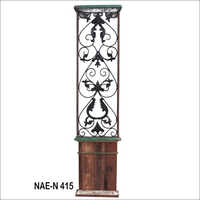 Handmade Wooden And Iron Screen