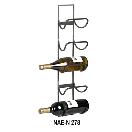 5 Bottle Hanging Wine Rack By NIDRAN ART EXPORTS