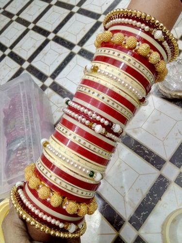 Rajputi Rajvadi Bangles 4 - Acrylic, Fashionable Design | Modern Style for Weddings, Parties, Anniversaries, Engagements & Perfect Gifts for Women