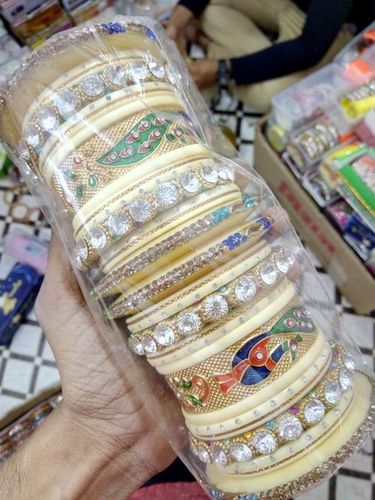 Rajputi Rajvadi Bangles - Acrylic Material, Polished Finish | Modern Fashion for Women, Ideal for Anniversary, Engagement, Party, and Wedding