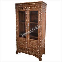 Antique Almirah - Solid Teak Wood, 188cm Height X 100cm Width | Handmade Artwork, Elegant Design For Stylish Indoor Storage