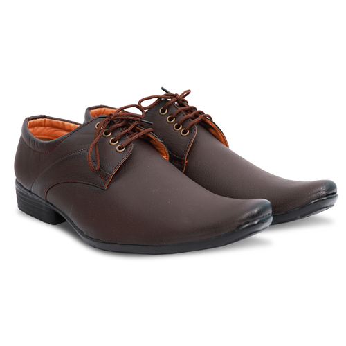 Dark Tan Formal Lace Up Shoes