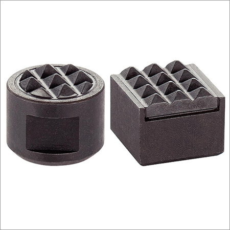 Grippers Round Square With Ribbed Hard Metal Insert