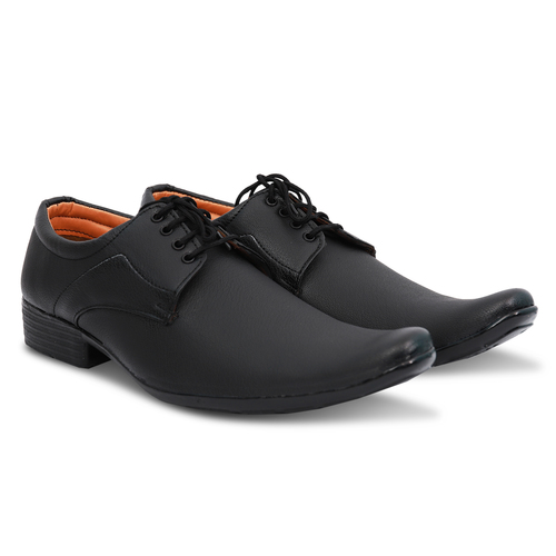 Dark Black Formal Lace up Shoes