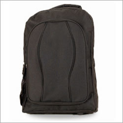 Black Backpack Bags - Polyester, 18x12x6 inches, Black | Spacious Design, Multiple Compartments, Adjustable Straps