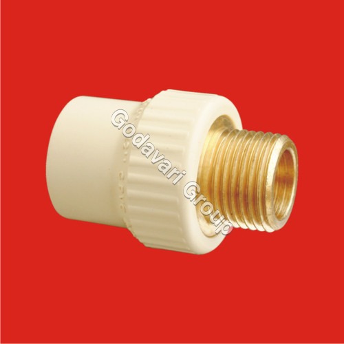 PREMIUM M.T.A - CPVC Male Connector Â½" to 4", Â¾"xÂ½", 1"xÂ½", SDR 11 | ASTM Standard, Solvent Joint Technique