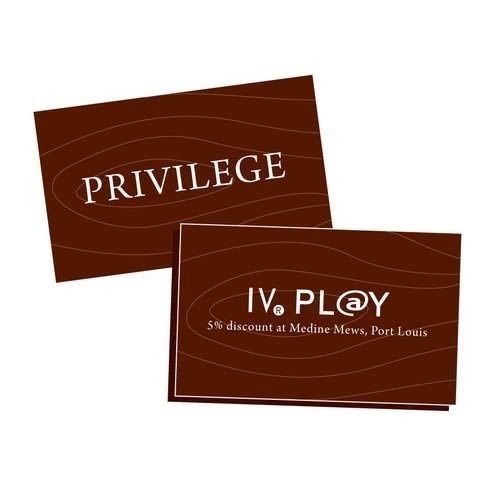 Privilege Cards - Color: Brown