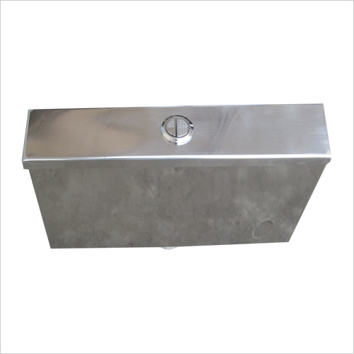 One Peice SS Cistern with Dual Flush Internal Fitting