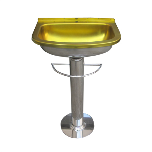 Stainless Steel Wash Basin with S.S. Pedestal Model  No. SSBP 278