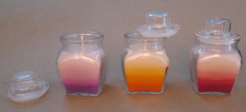 Incense Glass Candle