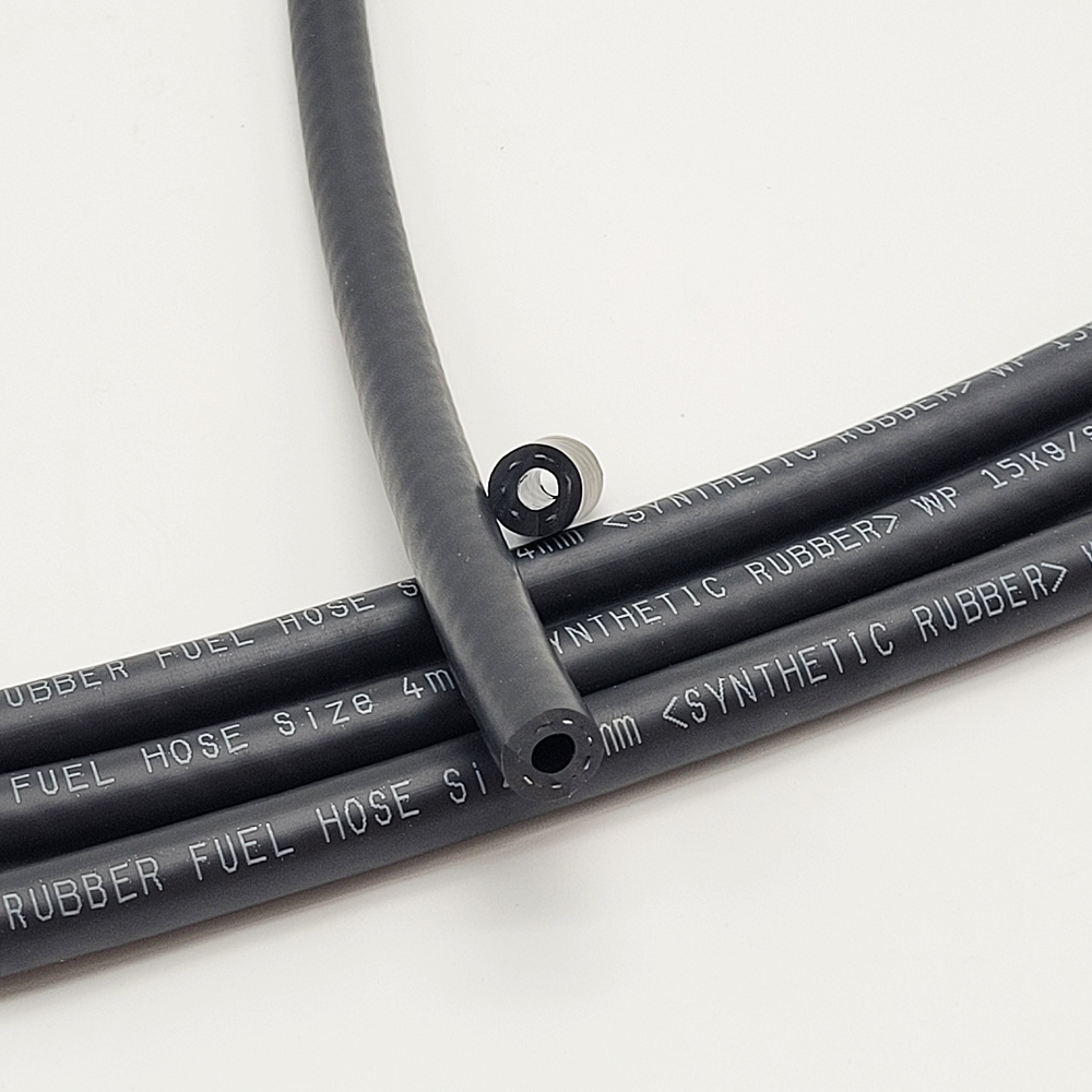 6Mm Rubber Water Hose - Color: Black