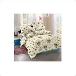 SATIN 220 tc - Cotton, Multiple Sizes, Off-White | Soft Touch, Durable, Floral Pattern