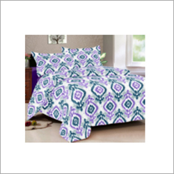 SATIN 220 tc - Cotton, Multiple Sizes, Purple | Soft Feel, Durable Fabric, Stylish Geometric Pattern