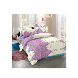 SATIN 220 tc - Cotton Queen/King Pink, 220 Thread Count | Soft Touch, Durable Fabric, Floral Pattern