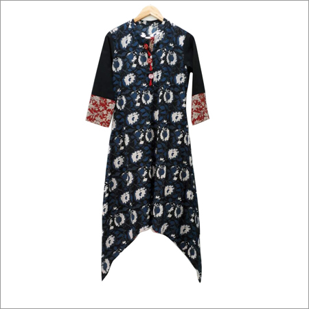 Fish Cut Kurti With Cotton Fabric