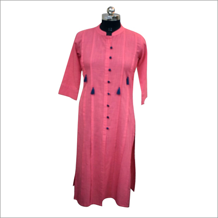 Fabric Cotton Slab State Kurti