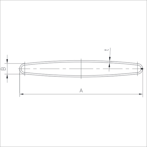 Flat Oval Aluminum Air/Oil Tubes