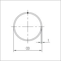 Round Aluminum Oil Manifold Tubes