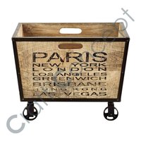Paris Printed Wooden Box No Assembly Required