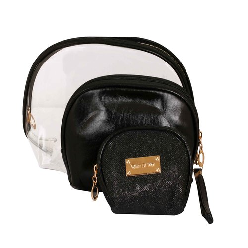 Nylon Transparent 3 Pieces Pouches