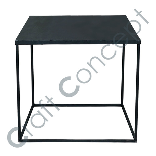 Black Metal Console Table No Assembly Required