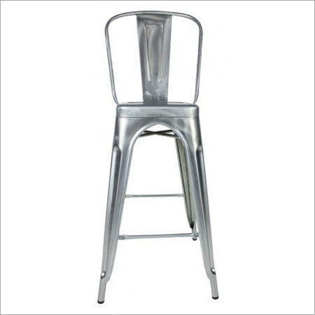 Nickel Plated Bar Stool