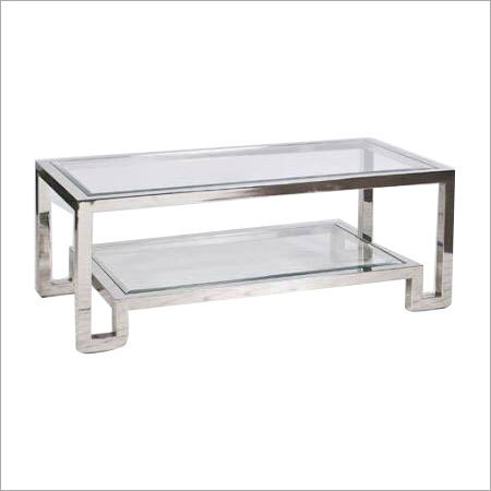 Nickel Plated Coffee Table