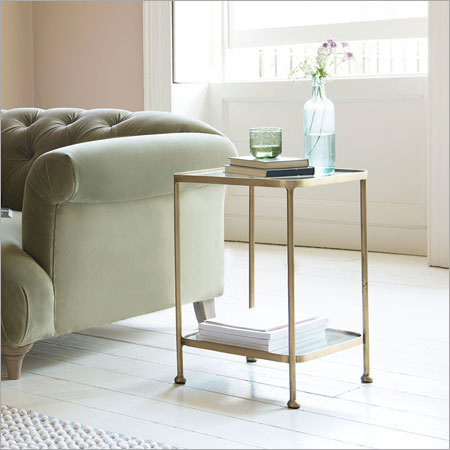 Brass Plated Side Table