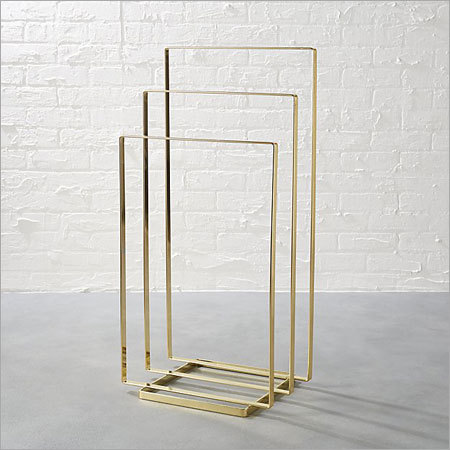 Brass Plated Towel Rack