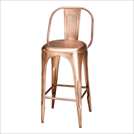 Copper Plated Iron Chair