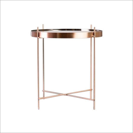 Copper Plated Side Table