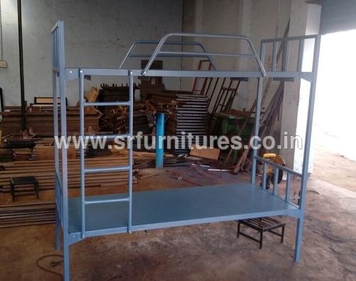 Grey Long Bunk Cot Bed